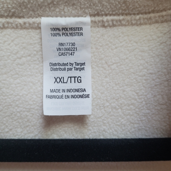 Target cream colored fleece in XXL - Picture 4 of 9